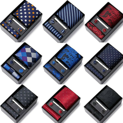 Conjunto gravata masculina 6 pecas